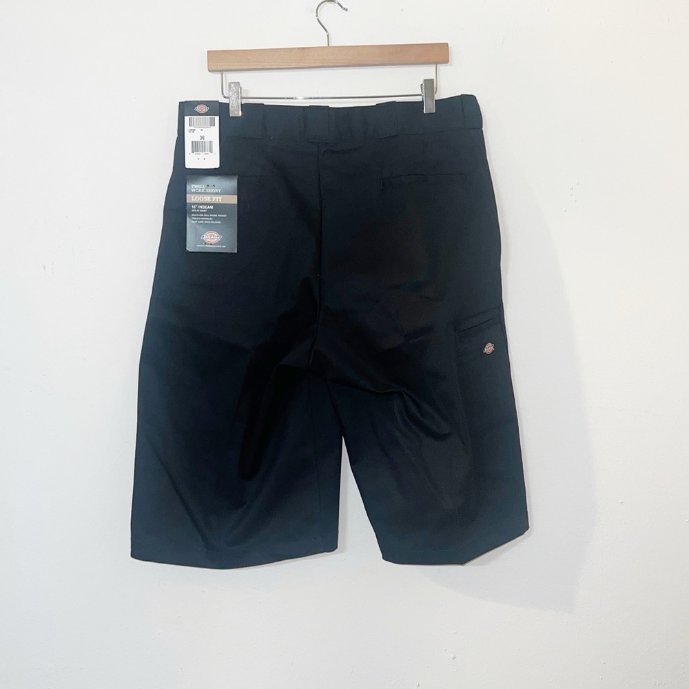 Dickies black twill men’s 15” inseam 5 pockets work shorts - Picture 8 of 13
